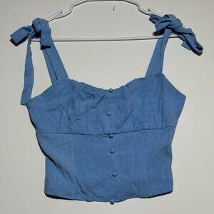 Sienna Sky Tank Top Size Medium Light Blue